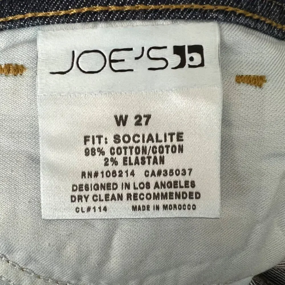 Joe's Jeans Socialite Boot Cut Blue Denim Jeans | Women's Size 27 - Picture 4 of 7
